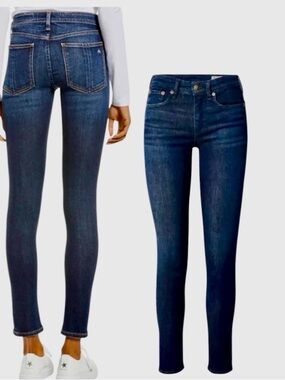 RAG & BONE Ankle Dark Blue Skinny Jeans #B